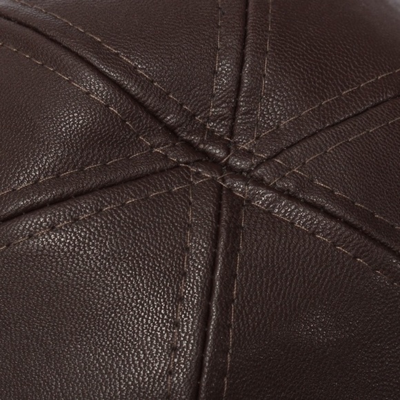 🎉HP 🎁 Newsboy Hat Faux Leather - Picture 2 of 5